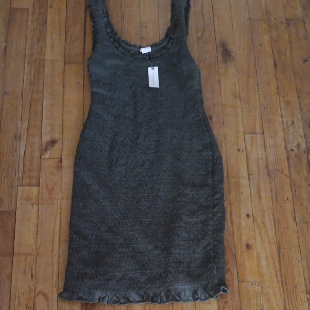 Anthropologie Olive Green Textured Blouse XL NWT